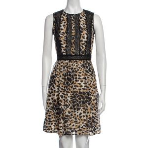 Alice by Temperly A line silk dress.